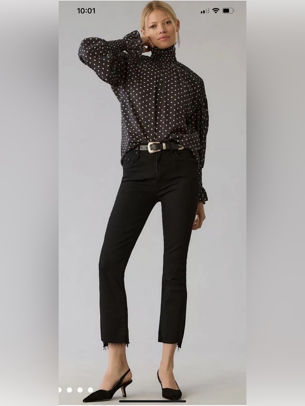 Mother Jeans Women’s 26Black The Insider Crop Step Fray Not Guilty USA Made City